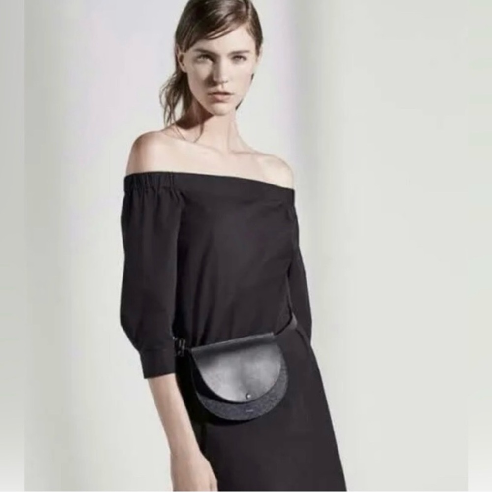 Theory Post Leather Saddle Belt Bag Retail $235 - Picture 3 of 3